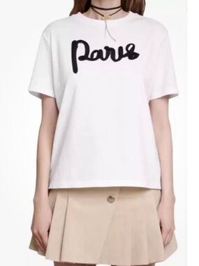 Maje Tamina Tee White